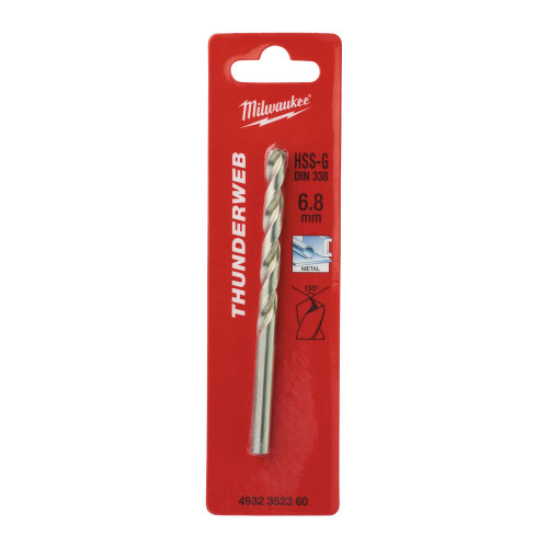 Burghiu pentru metal THUNDERWEB, rectificat, Ø6.8mm, 1buc, 4932352360