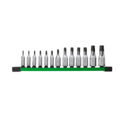 Set chei tubulare cu bit Torx cu patrat 1/4" si 3/8", 13buc, 4932480565