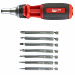 Surubelnita cu clichet, multi-bit, 9-in-1, profil in cruce si torx, 4932471598